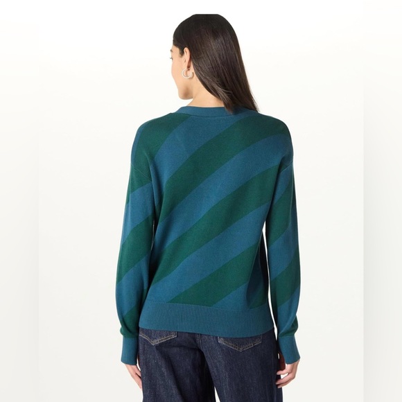 The Drop Women’s Legion Blue/Rain Forest Cardigan by @takkunda, L, NWT - Picture 2 of 4